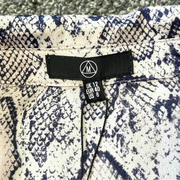 Missguided Snake Print Dress Size 8 - Picture 6 of 7